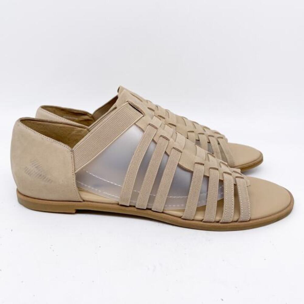 Eileen Fisher‎ Women's Rato Beige Tumbled Nubuck Sandals Size 7 - Picture 2 of 14